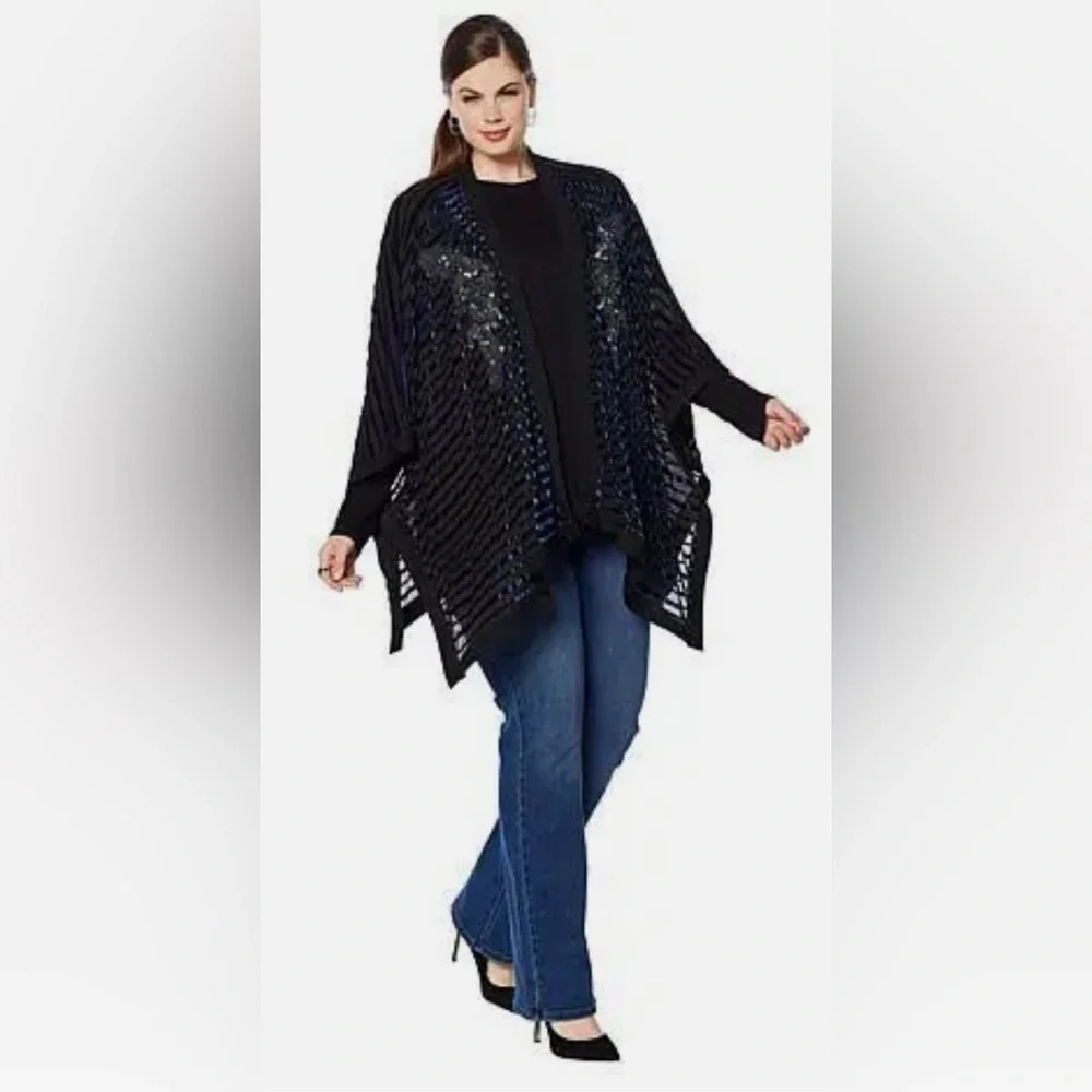 Colleen Lopez Lavish Layer Embellished Burnout Topper